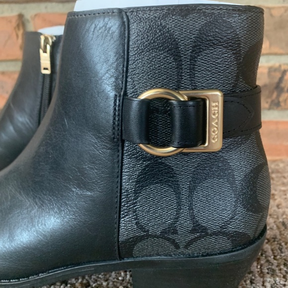 NWT Coach Black Dany Boot - Picture 2 of 10